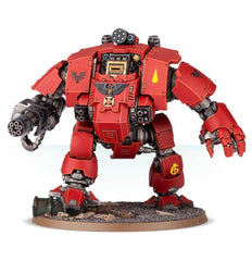 Games Workshop Primaris Redemptor Dreadnought details highlight intricate sculpt and linework