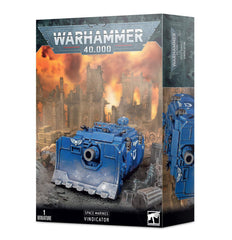 Games Workshop Space Marines Vindicator front view for assembly and painting