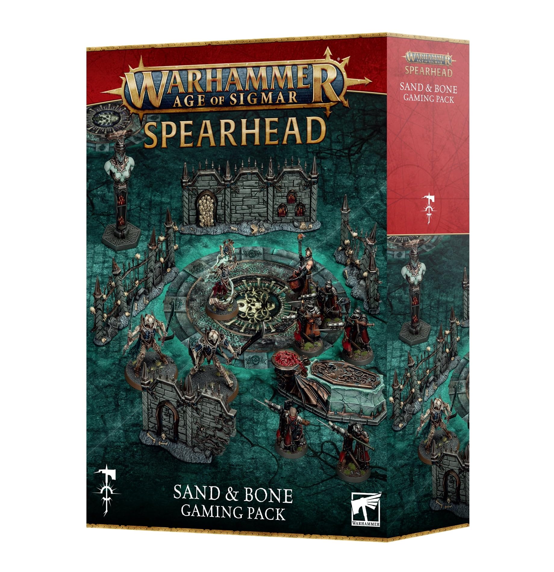 Games Workshop Spearhead terrain pieces for immersive battlefield setups