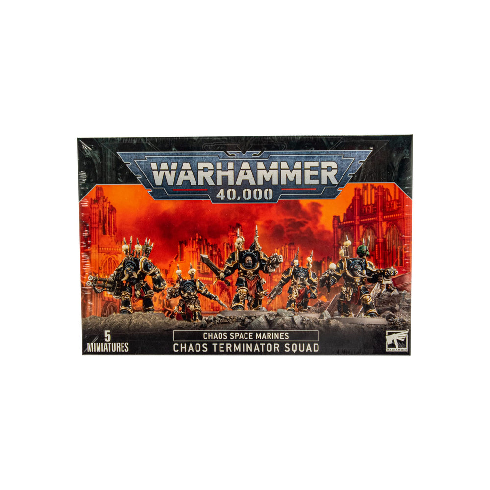 Games Workshop Terminators Chaos Space Marines close-up detail for painting and display