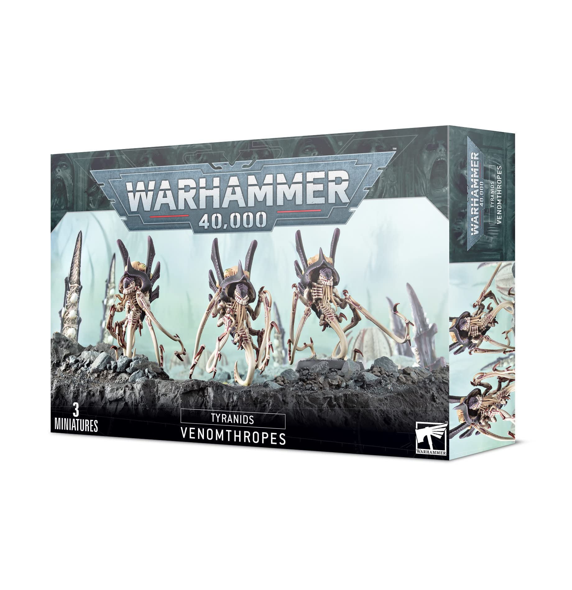Games Workshop Tyranids Venomthropes miniature close-up to boost tabletop immersion.