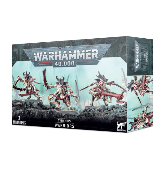 Games Workshop Tyranids Warriors pose—dynamic miniature for tabletop battles and hobby painting