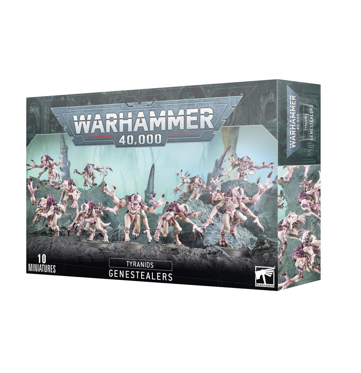Games Workshop Genestealers 2023 pose miniature for dynamic Tyranids battles