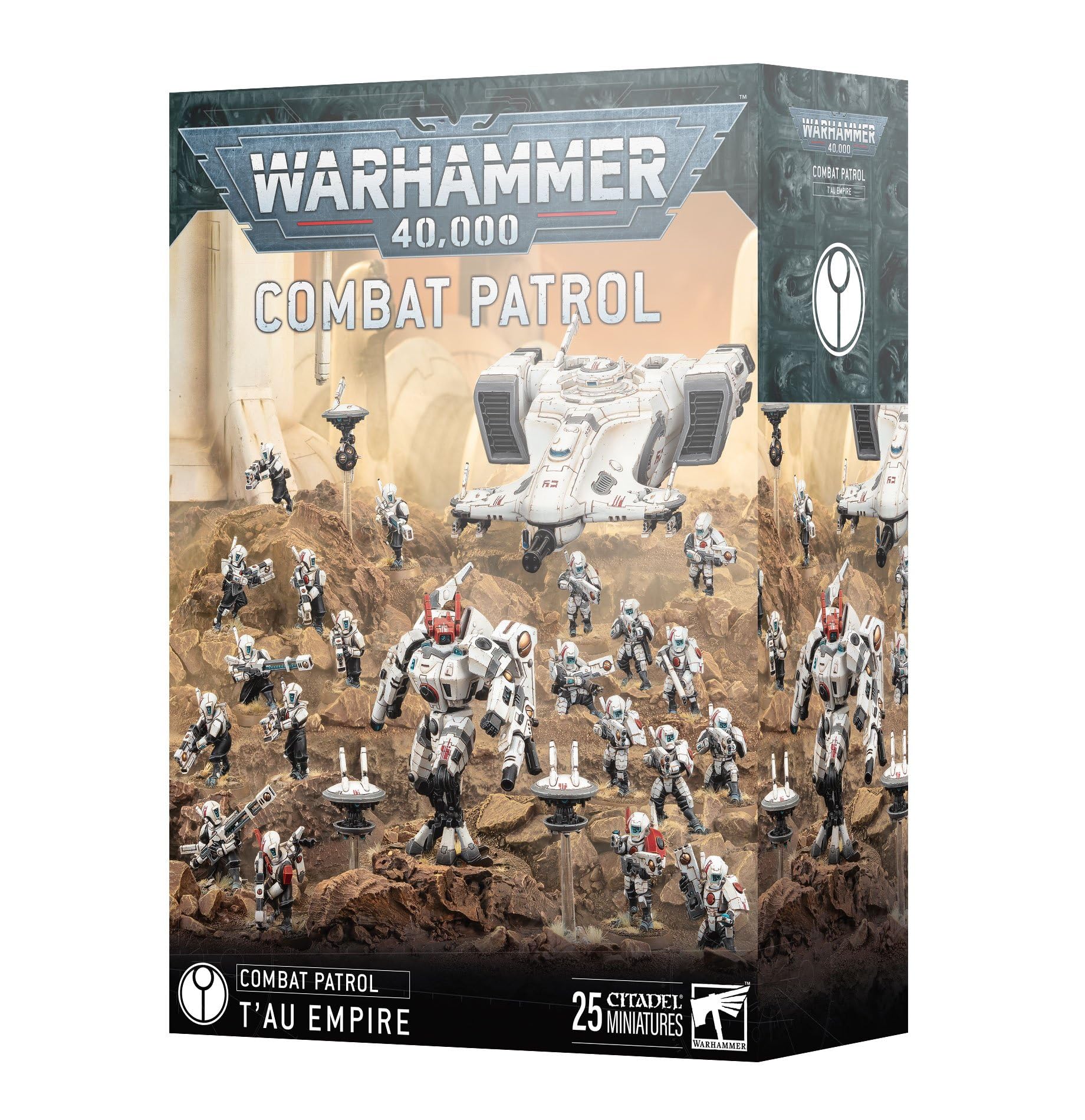 Games Workshop Tau Empire miniatures unassembled for hobbyists to paint and customize.