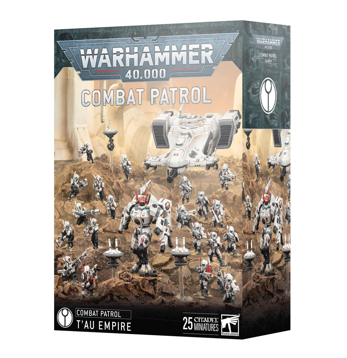 Games Workshop Tau Empire miniatures unassembled for hobbyists to paint and customize.