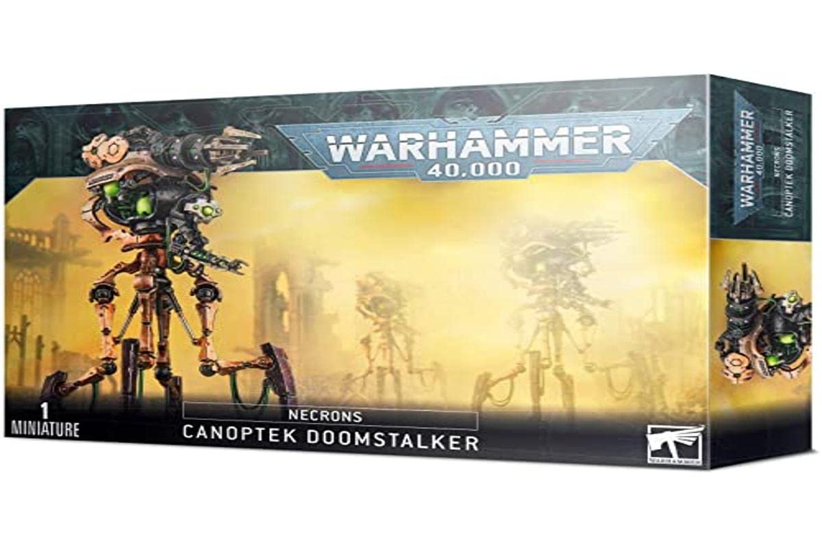 Games Workshop Necrons Canoptek Doomstalker miniature model for tabletop battles and hobby painting