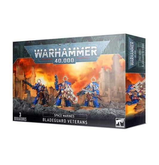Games Workshop Bladeguard Veterans side view highlighting armor detail and weapon options