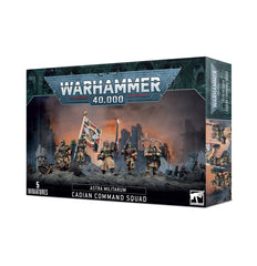 Games Workshop Warhammer 40k Astra Militarum Cadian Command Squad on table-ready for tactical play