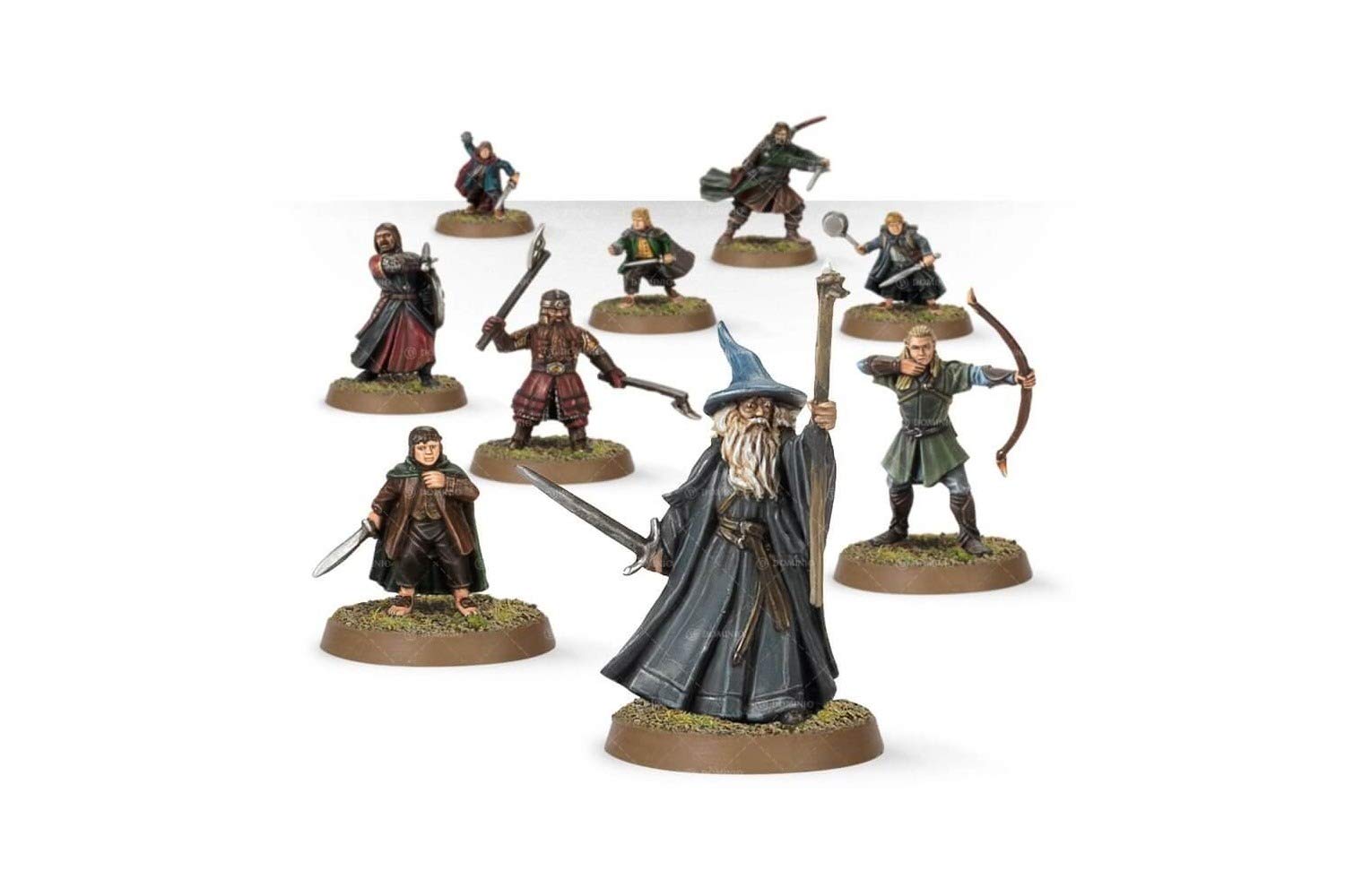 Games Workshop Warhammer Middle Earth figure in a diorama scene for dramatic display.