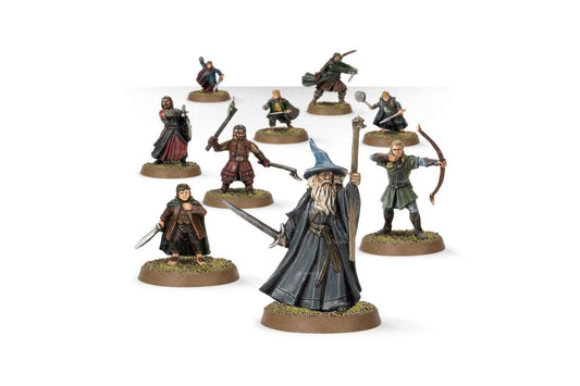 Games Workshop Warhammer Middle Earth figure in a diorama scene for dramatic display.