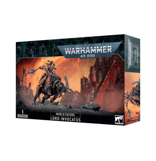 Games Workshop Lord Invocatus on Juggernaut ready for dramatic tabletop battles.