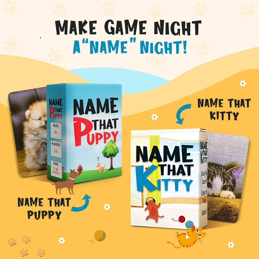 Kitten themed images showing a fun cat toy for kids.