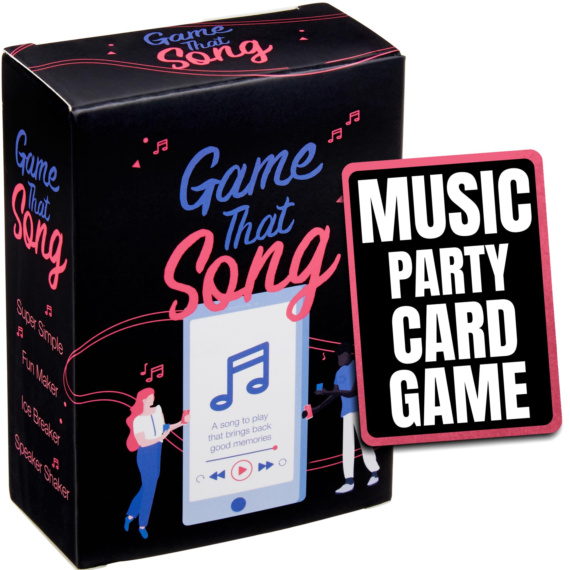 Game That Song deck-setup boosts energy for a music-filled party.