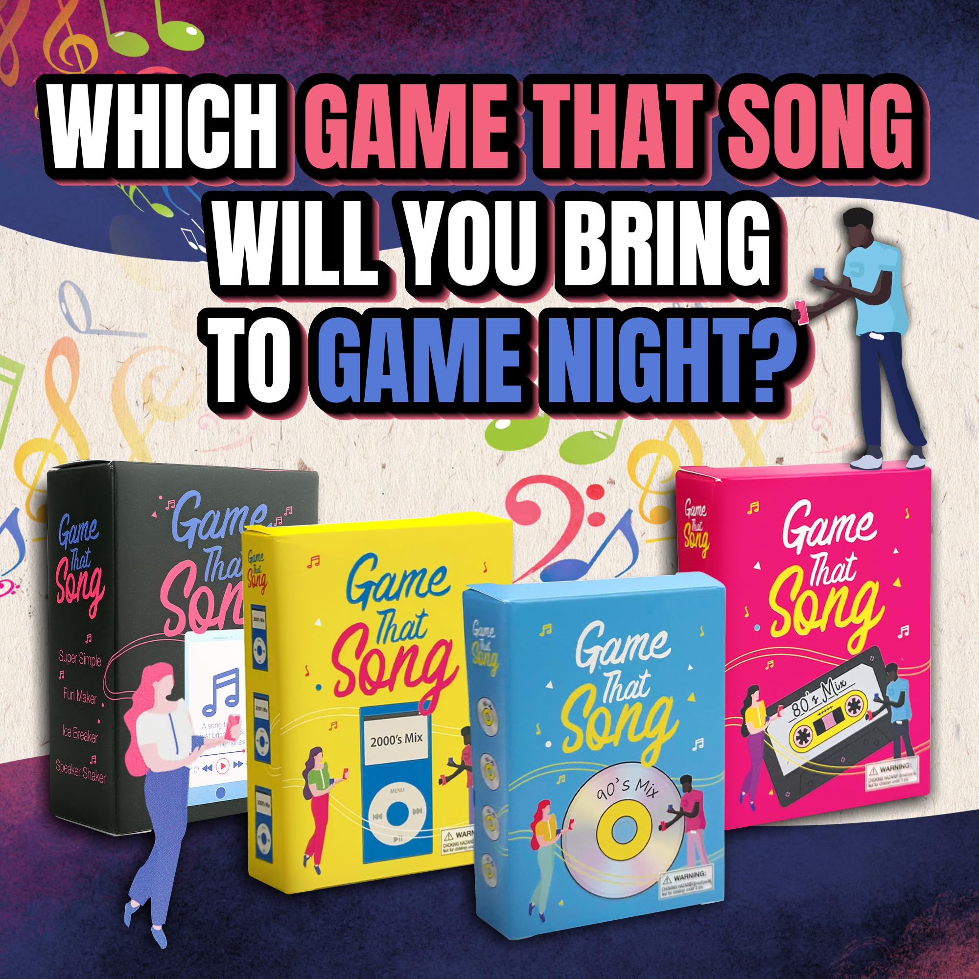 Game That Song holiday-party elevates lively karaoke-style moments.