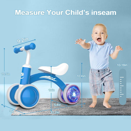 Gamfeiny baby balance bike learning ride supports balance and coordination.