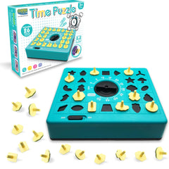 Gamie Artcreativity Pop Up Board Game board with color-coded slots for quick shape matching.