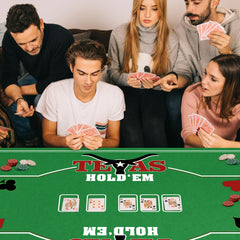 Gamie casino-theme decor mat elevates home game nights.