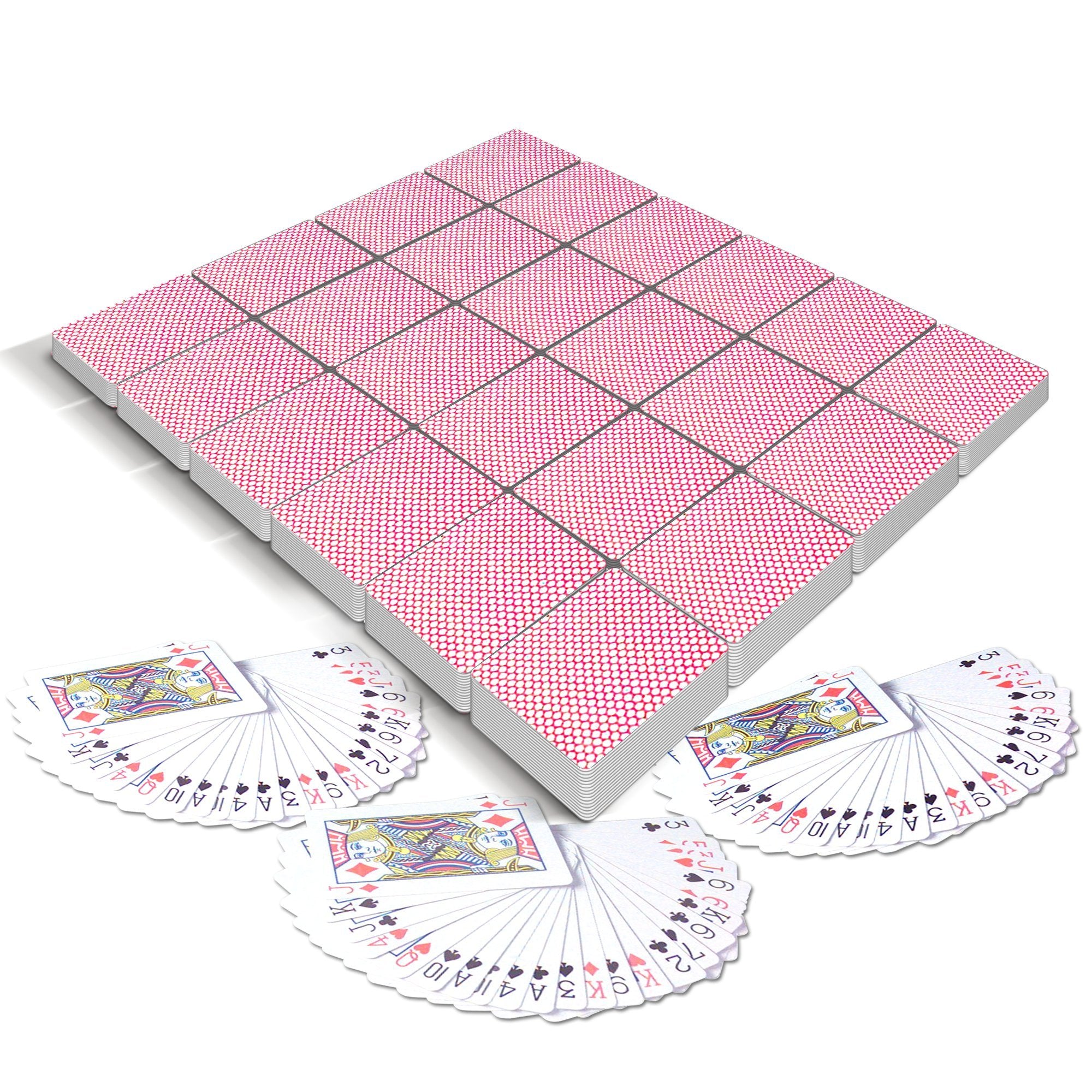 Gamie casino-themed decor mini cards add unique party detail