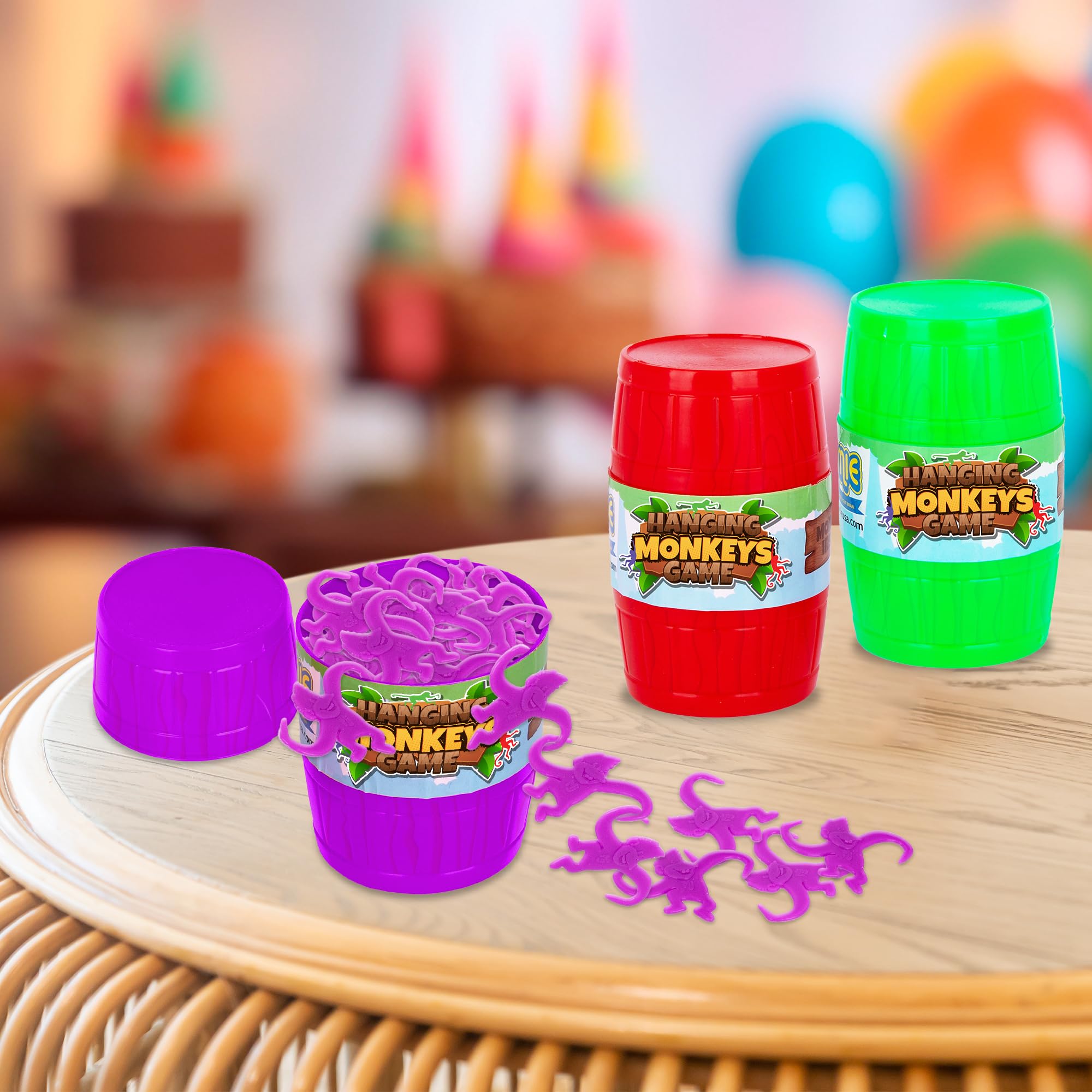 Gamie Hanging Monkeys: easy setup for quick play sessions, perfect for game nights.
