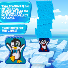 Gamie ice pieces stacking close-up for building skills.