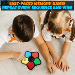 Gamie Mini Memory Game vivid lights showing engaging gameplay for kids and adults