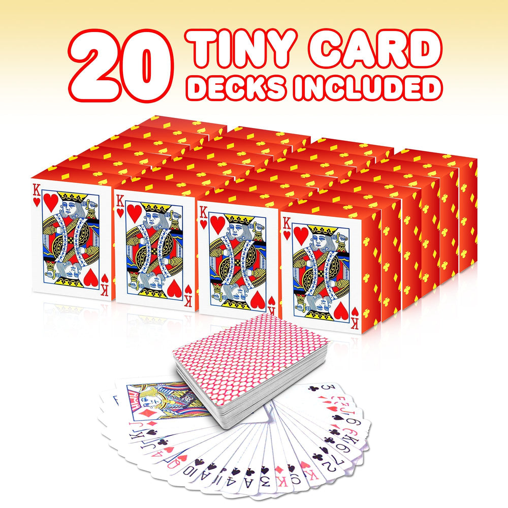 Gamie poker mini cards portable for cramped spaces
