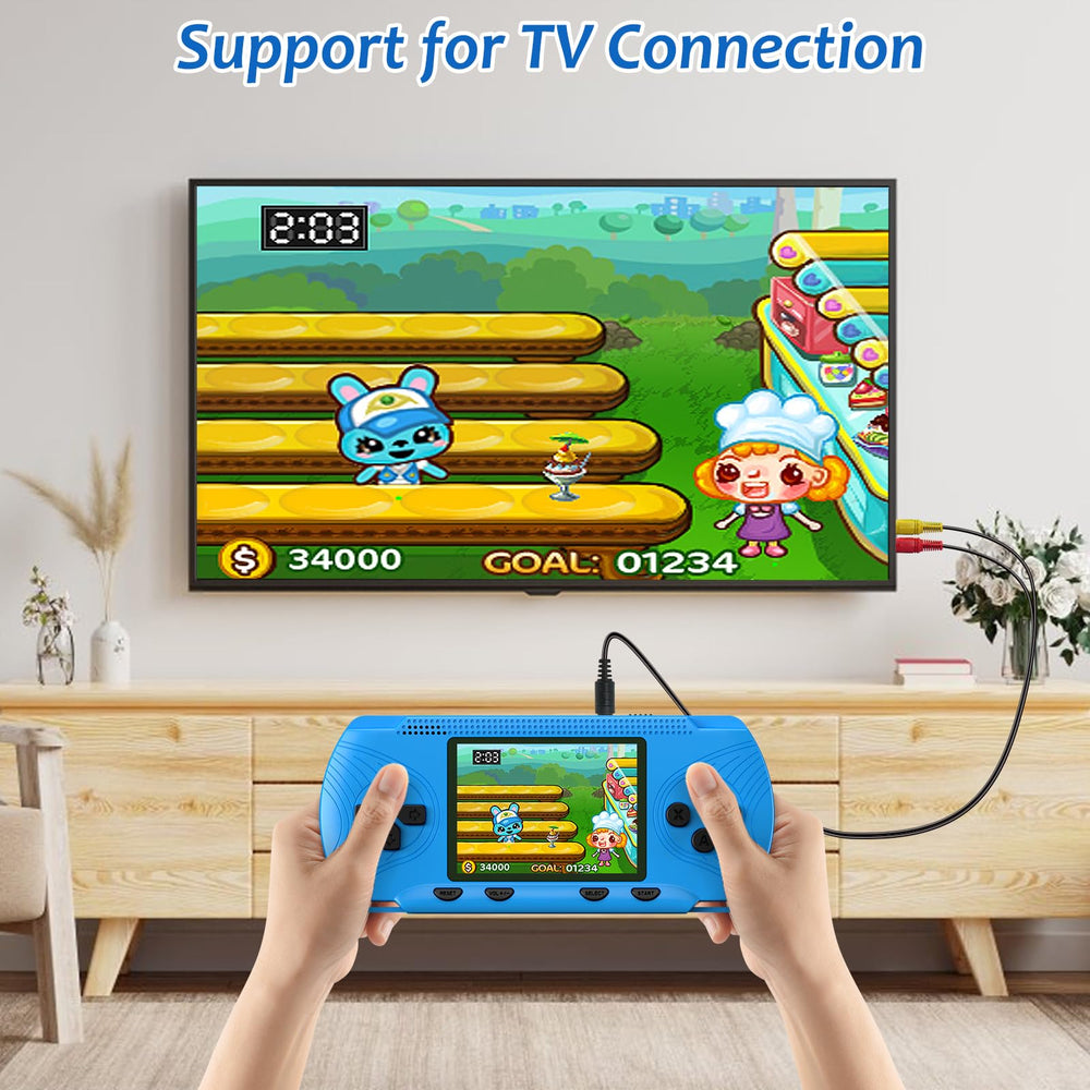 GAMPLAE 3.0-inch HD screen with clear visuals and gentle viewing
