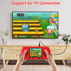 GAMPLAE handheld screen close-up shows 3.0-inch HD display for clearer visuals.