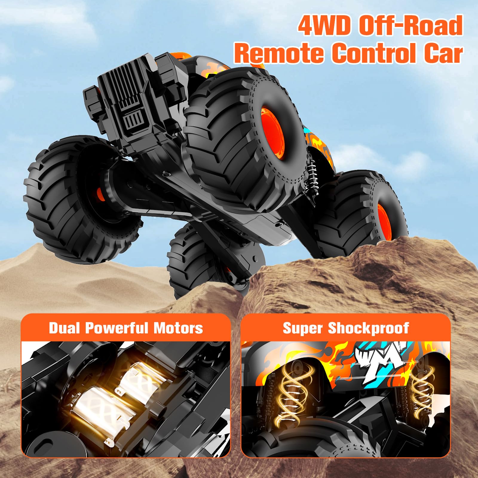 Gampop Monster Truck play session demonstrates family-friendly outdoor fun.