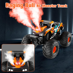 Gampop Monster Truck side view highlights durable tires for outdoor play.