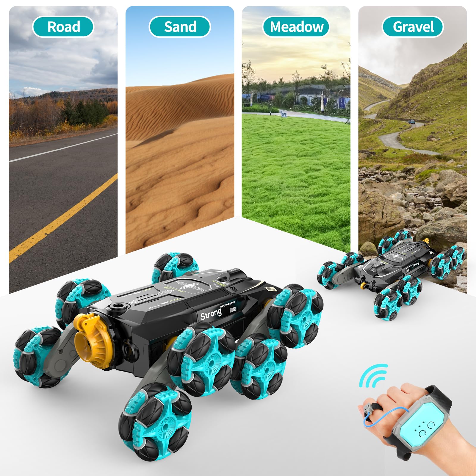 Gampop 2.4GHz multi-car play enables simultaneous racing with friends