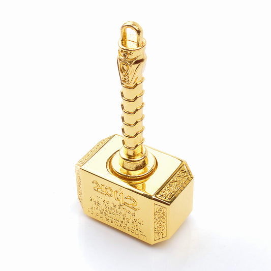 Gamtec hammer and shield close-up highlighting craftsmanship and tactile appeal.
