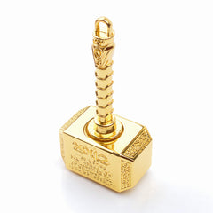 Gamtec hammer and shield close-up highlighting craftsmanship and tactile appeal.