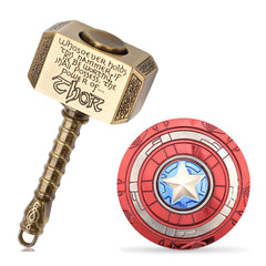 Gamtec Fidget Chain Hammer Spinners bronze hammer design for focused, discreet play.