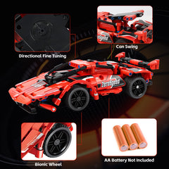 GAMZOO assembled race car display to inspire creativity