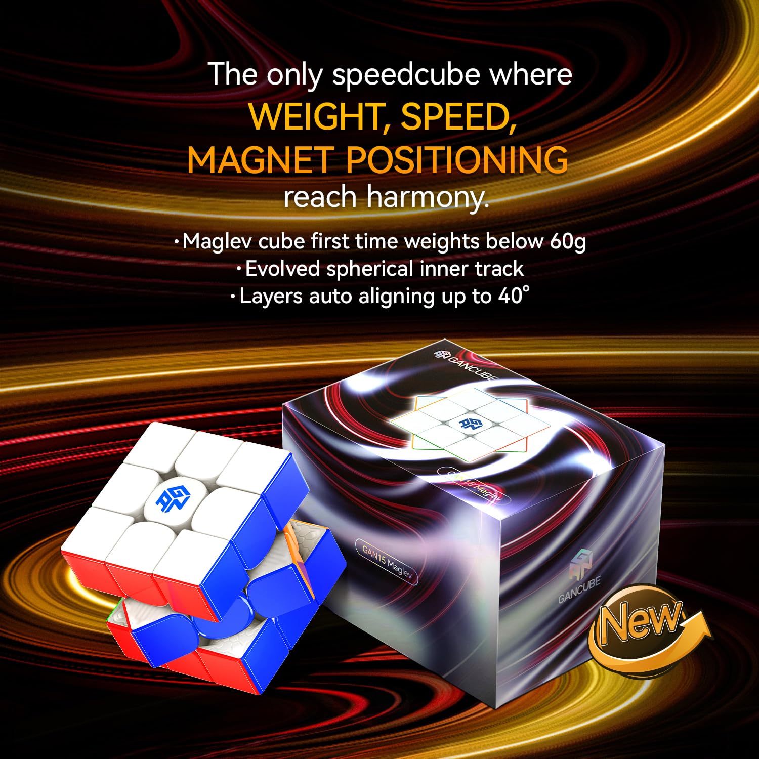 GAN 15 Maglev inner spherical track detail for precision feel