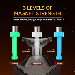 GAN 15 Maglev magnet alignment in action during fast turns