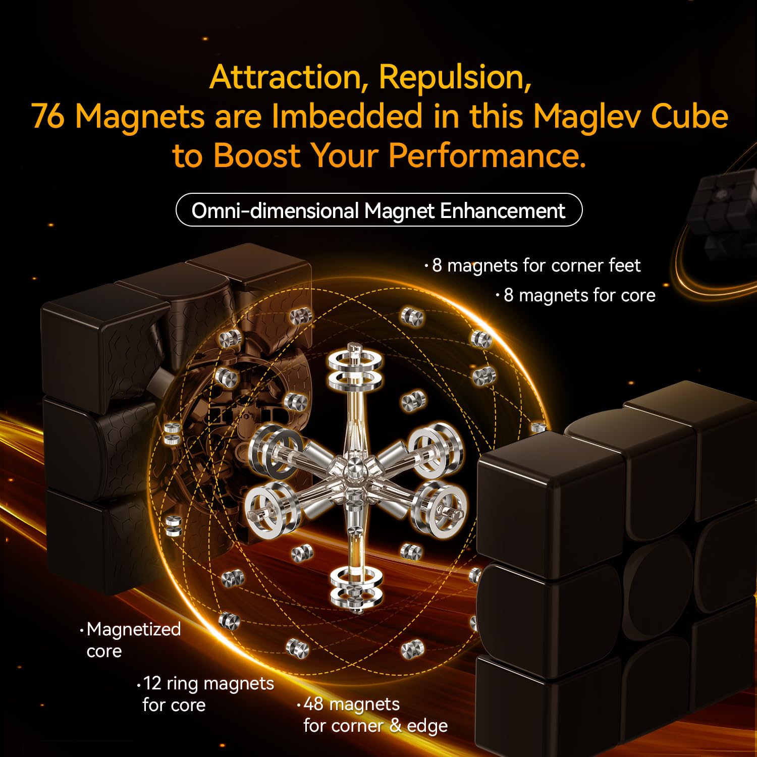 GAN 15 Maglev tuning plate lock promotes stable maintenance