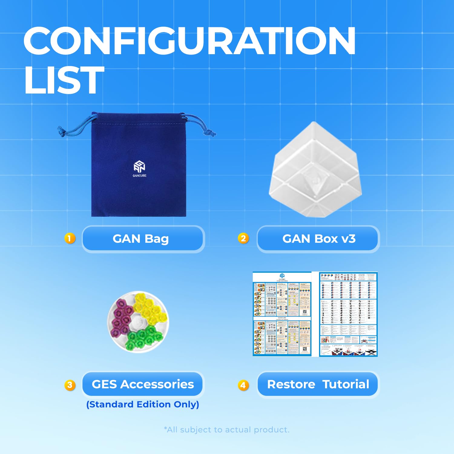 Stickerless finish on GAN 356 M offers clean aesthetics and easy maintenance.