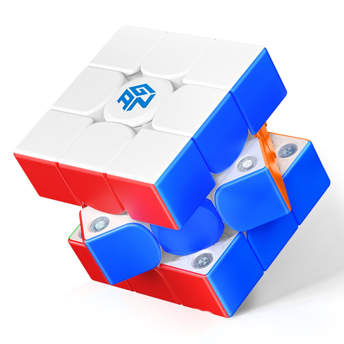 GAN 356 ME magnetic puzzle with 48 magnets boosts stability for precise turns.