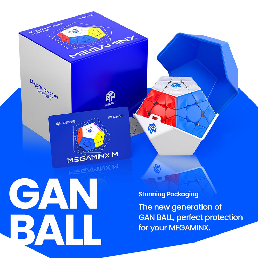 GAN Megaminx Maglev side-view emphasizes magnets and clean geometry