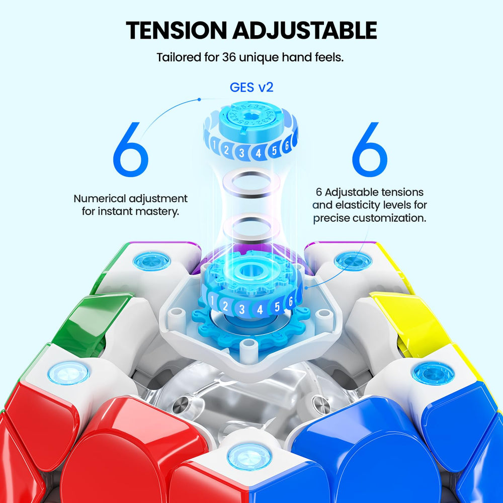 GAN Megaminx Maglev tension-dial adjustable for personalized feel and control
