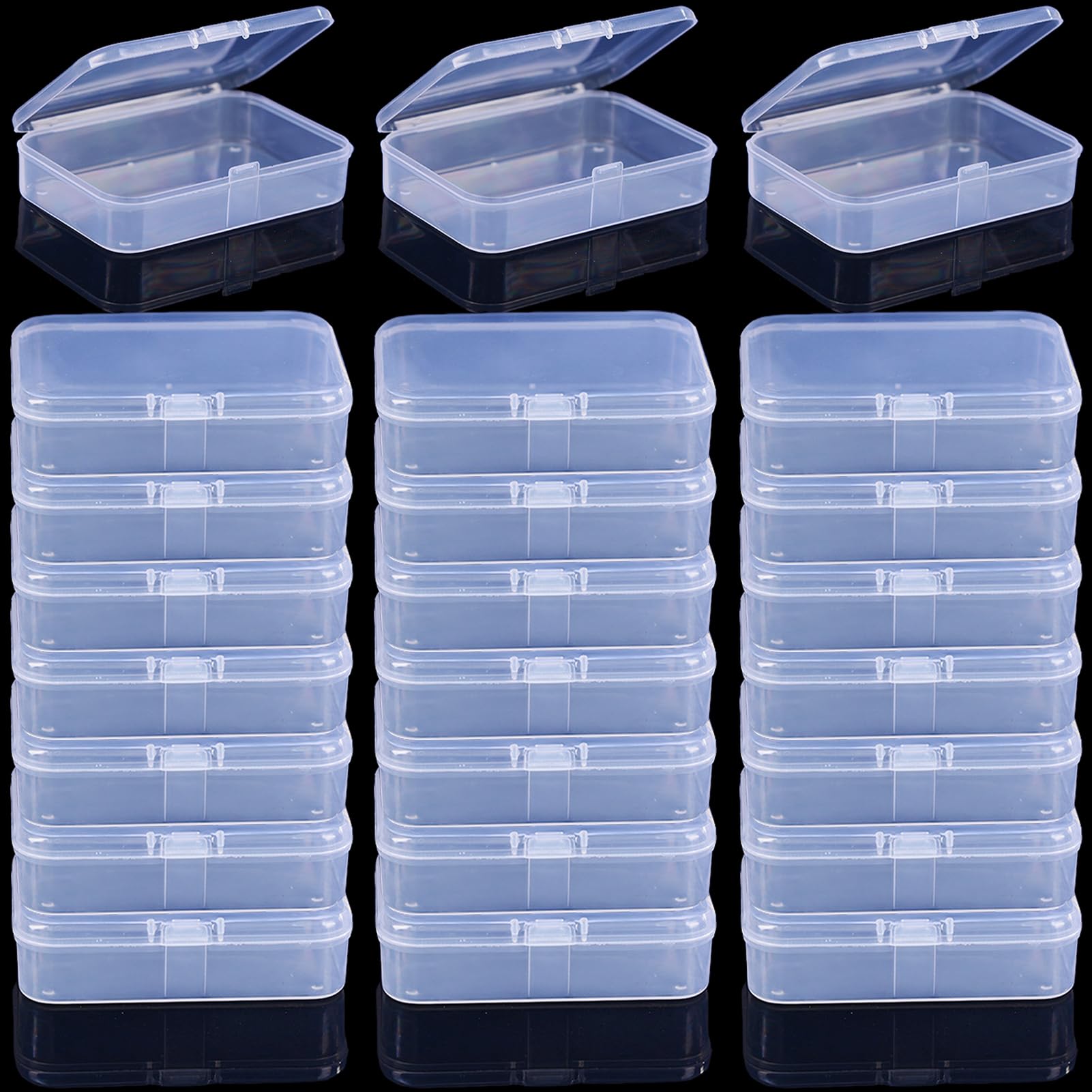 Gansita clear card box displaying deck storage for easy organization