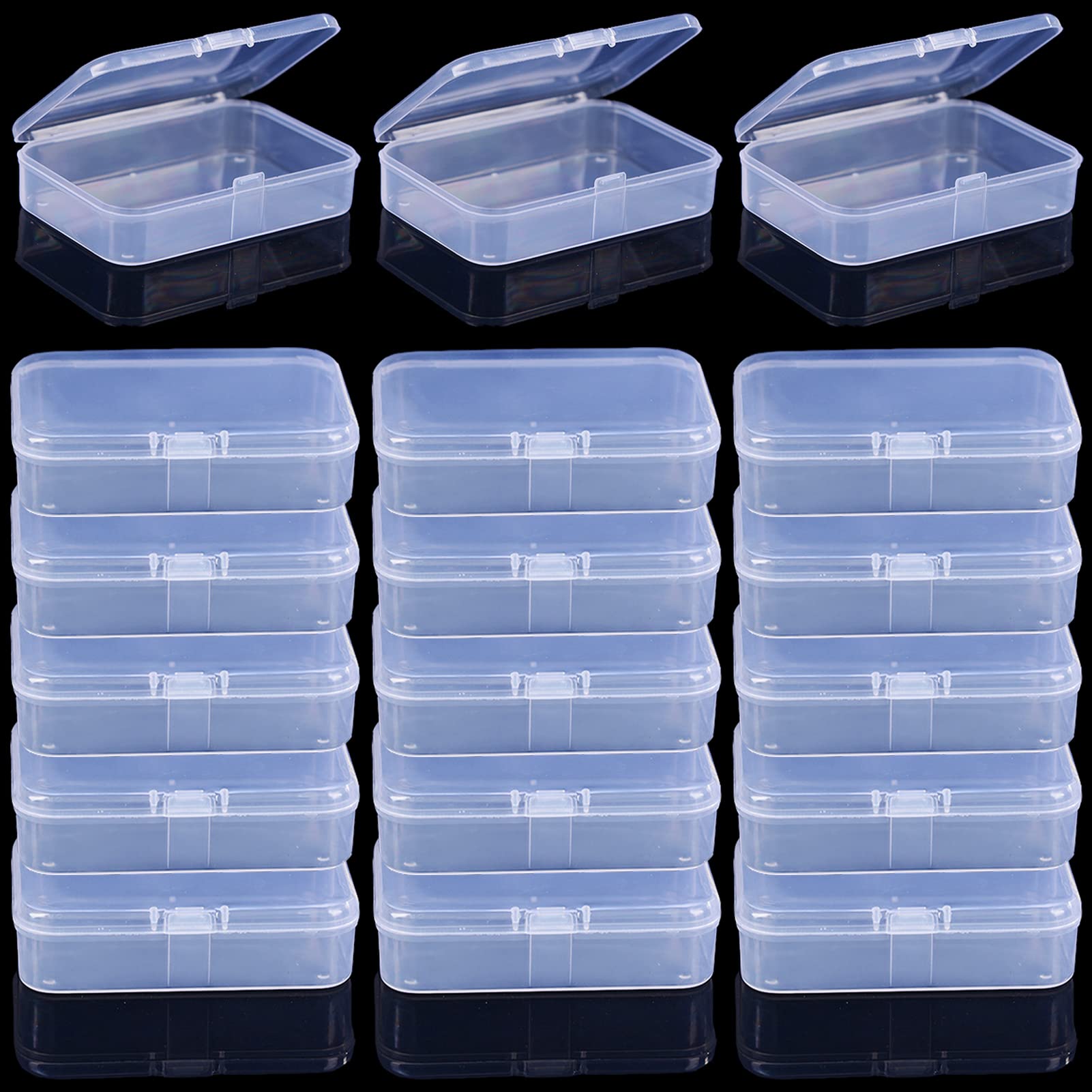 Gansita clear card box with snap closure keeps deck secure
