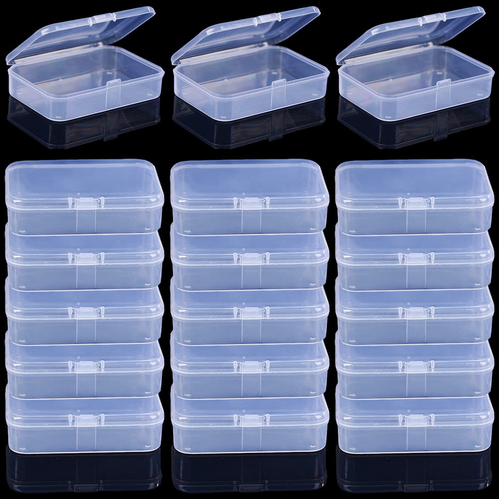 Gansita clear card box with snap closure keeps deck secure