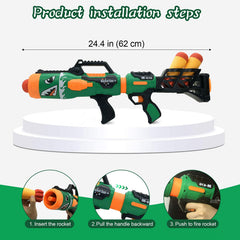 Gantan easy-assembly image shows quick setup without batteries.