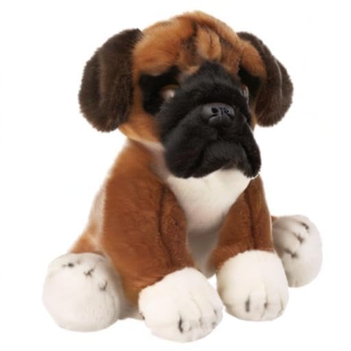 Ganz H14197 Heritage Boxer plush, playful pose, triggers imaginative pretend play.