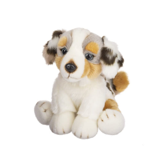 Ganz H14504 Heritage Australian Shepherd plush, 12 inch, soft and cuddly for comforting play