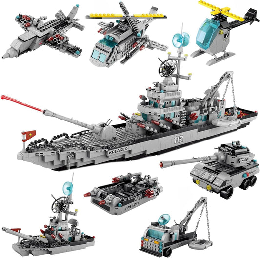 GaoDeBuChou WW2 battleship deck-assembly enhances immersive building experience.