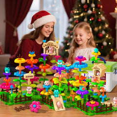 Garbo Star 145 Pcs Toddler Gardening Set colorful pieces for sorting and storytelling